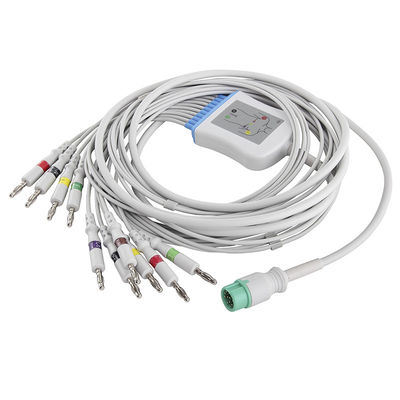 Mindary Beneview T5 T8 M2461A Kabel EKG dan Leadwires Konektor Pisang IEC4.0