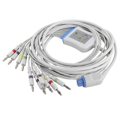 Kabel Datex EKG dan Leadwires Konektor Pisang IEC 4.0
