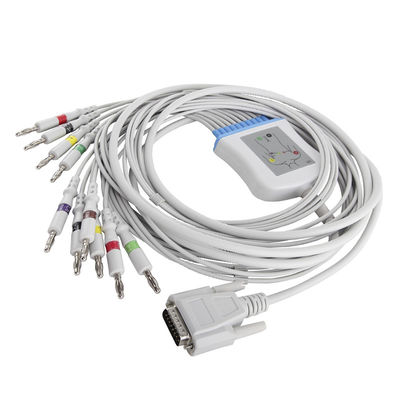 Mindray DECG-03A M2461A Kabel EKG Dan Kabel Utama Konektor Pisang IEC 4.0