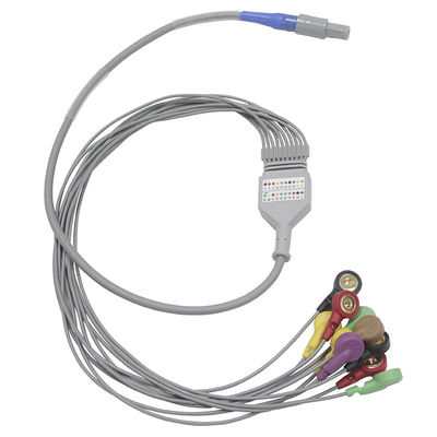 Instrumen Biomedis 10 lead Holter ECG Cable dan Leadwires