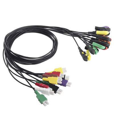 GE Marquette 10 Lead X-Ray EKG Radiotranslucent Cable Dan Leadwires