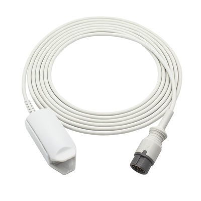 Mindray T5 /T8 0010-20-42712 572A SpO2 Sensor Oxi-max Tech 8 Pin Jari Dewasa Klip Portable Spo2 Probe