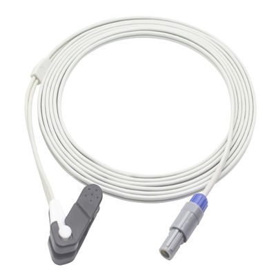 Biocare BM-9000 Sensor Spo2 6 Pin 40 Derajat Klip Telinga Veternar Klip SpO2 Probe