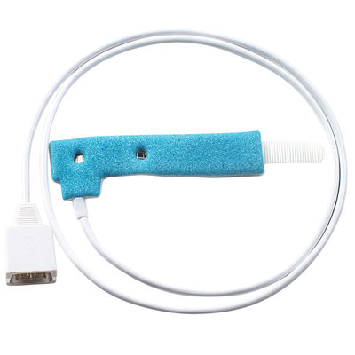 Disposable Datascope SpO2 Sensor 9pin Dewasa Neonatus Biru Spons