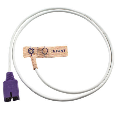 N-ellcor Oxi-max DB9 9pin MAX-N pakai SpO2 Sensor PM10N NPB-3910 kain peregangan kulit sekali pakai SpO2 Probe