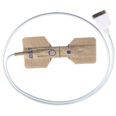 ISO13485 Datex Sensor SpO2 sekali pakai Kain Non Woven Dewasa / Neonatal