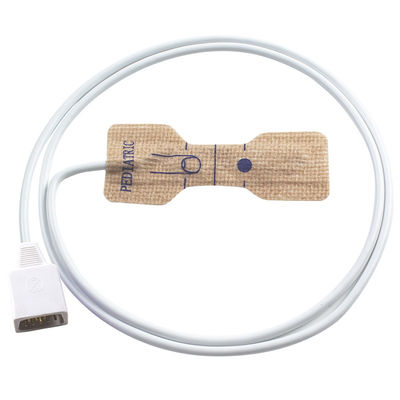 ISO13485 Datex Sensor SpO2 sekali pakai Kain Non Woven Dewasa / Neonatal