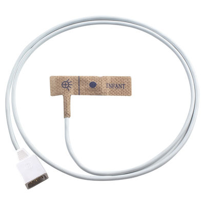 ISO13485 Datex Sensor SpO2 sekali pakai Kain Non Woven Dewasa / Neonatal