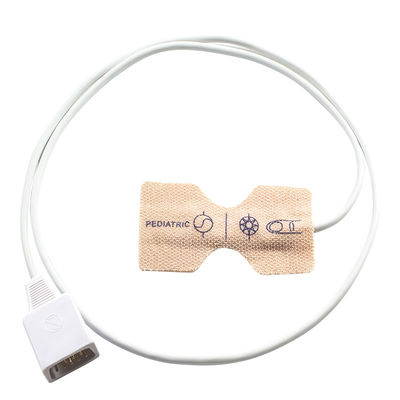 Datex Disposable SpO2 Sensor 85cm Panjang Kabel Kain Peregangan Kulit Neonatus Dewasa