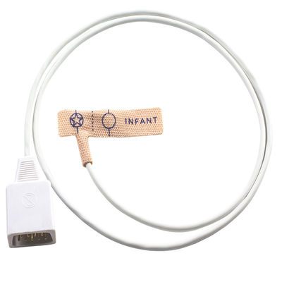 Datex Disposable SpO2 Sensor 85cm Panjang Kabel Kain Peregangan Kulit Neonatus Dewasa