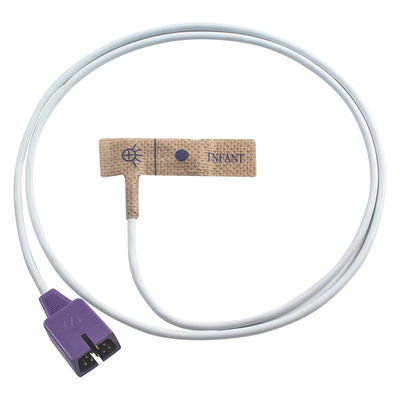 N-ellcor Oxi-max DB9 9pin MAX-A Sensor SpO2 sekali pakai PM100N NPB-4000 Kain Non-Woven Dewasa