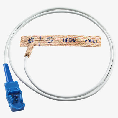 GE Oxytip Disposable SpO2 Sensor Probe Kain Peregangan Kulit Neonatus Dewasa