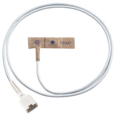 Novametrix 512 513 6pin Sensor SpO2 sekali pakai 710 715 Kain Non-Woven Dewasa