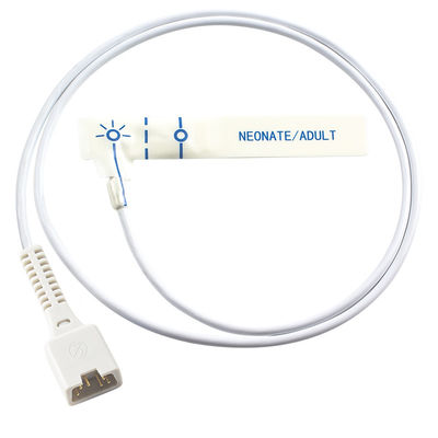 Novametrix 513 710 6pin Sensor SpO2 Sekali Pakai 715 MARS Busa putih Pediatri Probe SpO2 Sekali Pakai