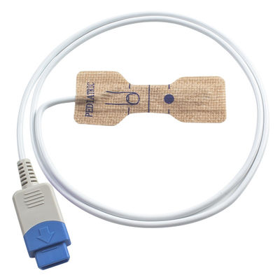 Datex Ohmeda TS-AP-10 TS-AP-25 Sensor SpO2 Sekali Pakai 3800 3900 Dewasa / Neonatus Kain bukan tenunan Probe SpO2 Sekali Pakai