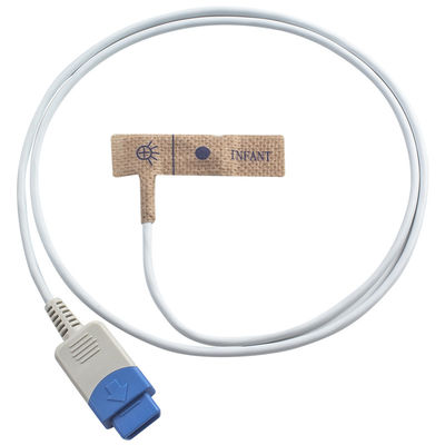 Datex Ohmeda TS-AP-10 TS-AP-25 Sensor SpO2 Sekali Pakai 3800 3900 Dewasa / Neonatus Kain bukan tenunan Probe SpO2 Sekali Pakai