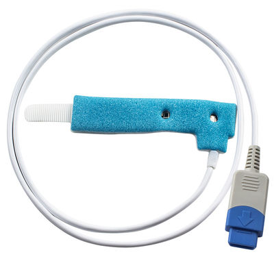 Datex Ohmeda 9 pin Sensor SpO2 sekali pakai CS / 3 S / 5 Kardiocap / 5 Bayi Neonatal spons biru Probe SpO2 sekali pakai
