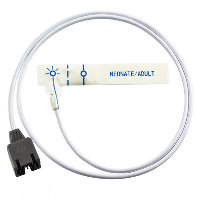 White Foam Pediatric SpO2 Sensor DB9 9Pin untuk Rad-7 Rad-8 85CM