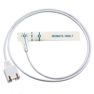 Sensor SpO2 sekali pakai M-Asi-Mo Bubuk Putih Dewasa / Neonatal