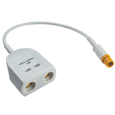 Kabel Adaptor IBP Ganda Kompatibel Siemens Drager 7 pin hingga 7 pin Kabel Transduser tekanan darah Ekstensi IBP