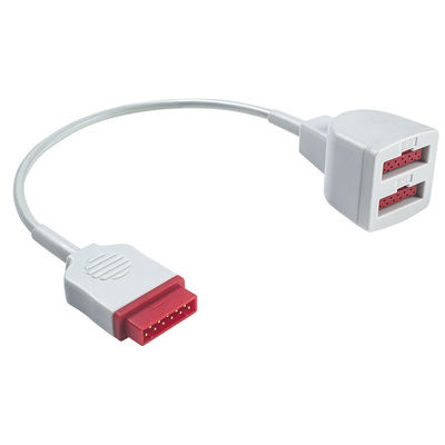 Kabel Adaptor GE Marquette IBP 2005772-001 2103966-001 Kabel Ekstensi Transduser Ganda 11pin
