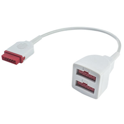 Kabel Adaptor GE Marquette IBP 2005772-001 2103966-001 Kabel Ekstensi Transduser Ganda 11pin