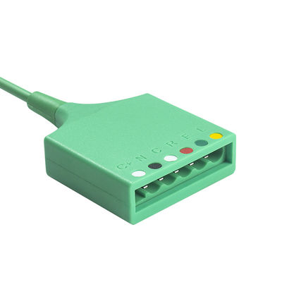 Kabel Adaptor Bagasi EKG Sie-me-ns Draeger MS16256 6Lead Kabel Ekstensi EKG Drager Konektor Pin Tunggal