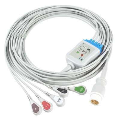 Kabel EKG P-Hilips Dan Kabel Timbal 12pin 5 Kabel EKG Timbal M1975A