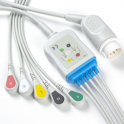 Kabel EKG Dewasa P-Hilips Dan Kabel Timbal 8pin 3 Kabel EKG Jepret Timbal