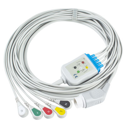 Kabel EKG Dewasa P-Hilips Dan Kabel Timbal 8pin 3 Kabel EKG Jepret Timbal