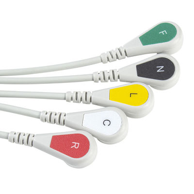 GE Marquette CBM-05NA-10AS-0001 Kabel ECG dan Leadwires 5 Lead IEC snap Konektor 11pin Kabel ECG