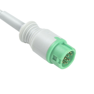 Mindray Datascope 040-000966-00 EA6232A Kabel EKG dan kabel utama Konektor 12pin Kabel EKG 3 Lead IEC snap