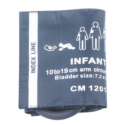 10-19cm Reusable NIBP Cuff Nylon Single Tube M1571A Manset Tekanan Darah Bayi