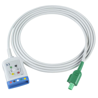 Datascope/Maquet/Getinge 12 Pin ECG Trunk Kabel Untuk ECG 5 Lead Kabel IEC AHA Single Pin ECG Leadwires