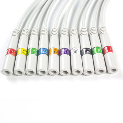 Bagian EKG Banana To Snap ECG Adapter Pigtail Adapters 9281-002-50 4mm Konektor Elektroda EKG