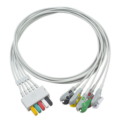 S-iemens/Drager 5956359 MP03414 EKG Leadwire 5Lead EKG Kabel Dilepas