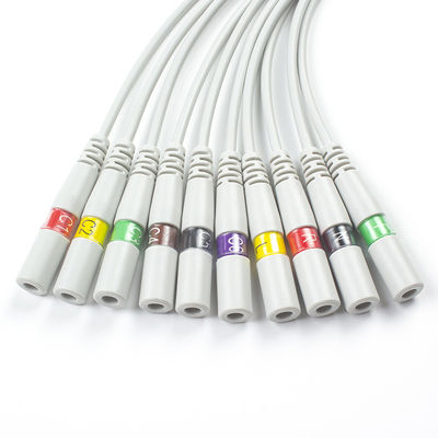 Jarum Pisang Untuk Clip Adaptor EKG Pigtail Adaptor 3.00MM IEC EKG Elektrode Konektor
