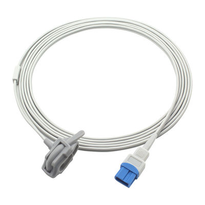 Spacelabs Sensor SpO2 Dapat Digunakan Kembali 10Pin 90367 90369 Sensor SpO2 Klip Jari Dewasa