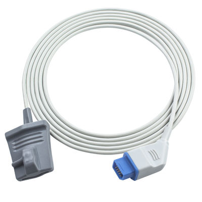 Nihon Kohden Direct SpO2 Sensor Cable NHNK3014 Round 14Pin BSM9800 BSM2350 Jari Clip Dewasa SpO2 Probe