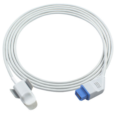 Nihon Kohden Direct SpO2 Sensor Cable NHNK3014 Round 14Pin BSM9800 BSM2350 Jari Clip Dewasa SpO2 Probe