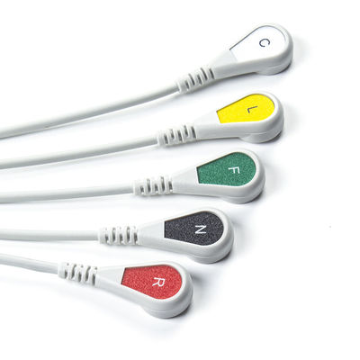 Kompatibel Siemens Drager 5 Lead Iec Snap Ecg Lead Kabel / Ecg Lead Wire Set