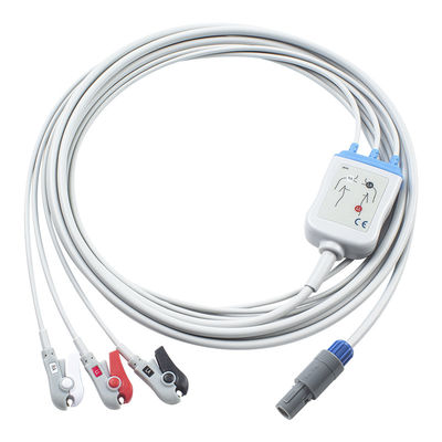 Untuk Siemens kompatibel ECG Kabel Dan Leadwires 7396448 3 Lead Aha Grabber