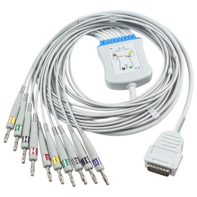 Mortara Burdick Direct Connect Kabel EKG 012-0844-01 Eclipse 400 Atria 3100 Premier IEC Banana 4.0 7704 Kabel EKG 10Lead
