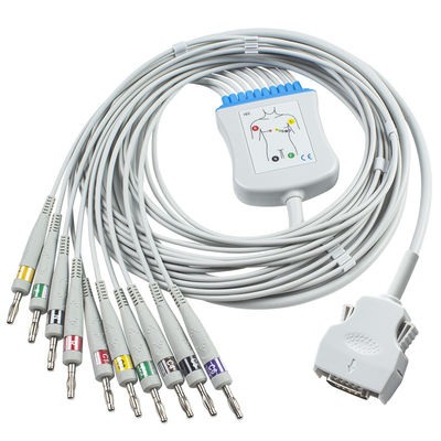 Kabel EKG Mortara Direct Connect 9293-021-50 Kabel EKG Untuk ELI 100, ELI 200, ELI 50 Banana 4.0