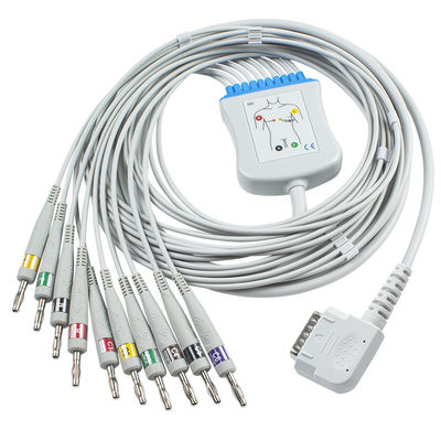 Kabel EKG Kenz K131 Kabel Pisang 4.0 Untuk 108 109 110 1210 1211 601 Cardico 302 IEC Kabel EKG Sambungan Langsung