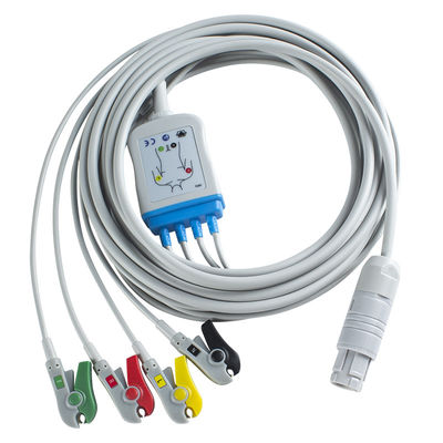 Primedic Defibrillator ECG Kabel dan kabel lead 16pin EKG langsung ke mesin 4kanal EKG Kabel