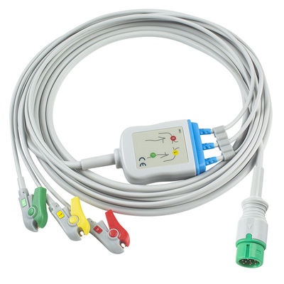 Yonker satu bagian Kabel EKG dan Leadwires 9pin kabel EKG 3kanal Kabel EKG