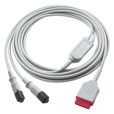 GE IBP Adapter Kabel 11pin ke Dual Medex Logical Connector B650 Tram 500 Transducer Extension Kabel