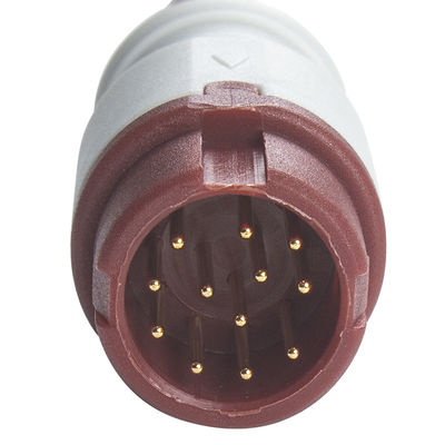 Kabel Adaptor IBP Ganda P-Hilips dengan Konektor 12-Pin, Panjang 0,3 Meter, dan Bahan TPU untuk Penggunaan Medis