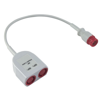 Mindray 12pin ke kabel adaptor IBP ganda Mindray 12pin kabel ekstensi